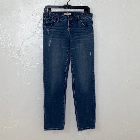 Free People Skinny Distressed & Ripped Destructed Jeans Size 26 Euc